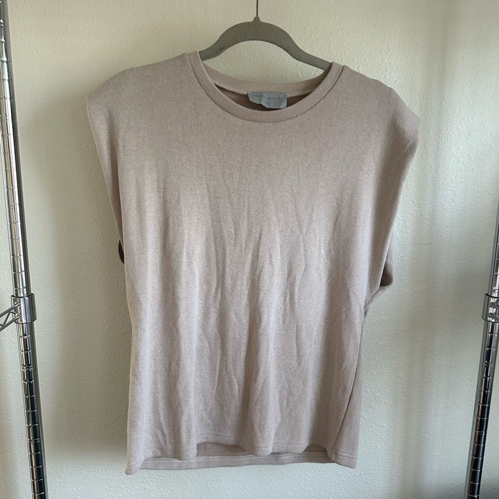 MODERN CITIZEN TAN Sleeveless Top.